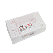 National Checking Company Carbonless Guest Check Board - 2 Part Maroon, 10 Line, 4.20 x 7.25 inch -- 2000 per case.