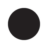 National Checking Black Circle Permanent Label, 5 inch -- 1000 per case.