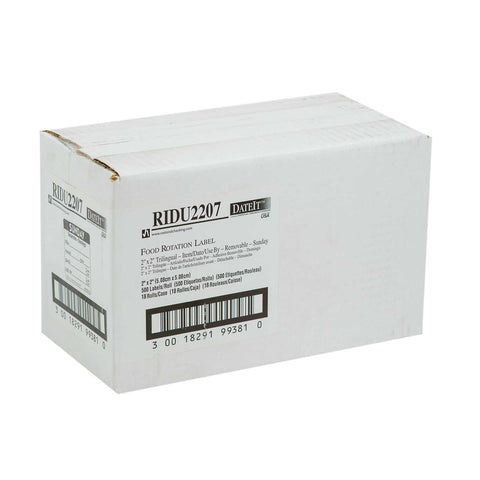 National Checking DateIt Item Date Use By Sunday Removable Label, 500 count per roll -- 18 rolls per case.