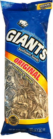 Giants Original Sunflower Seeds Snacks - Display, 12 Ounce -- 36 per case