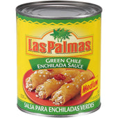 Las Palmas Sauce Loose Pack Enchilada Green Chili, no.10 Can 28 Ounce -- 12 Case