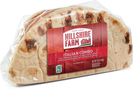 Hillshire Farm Italian Combo Flatbread Sandwich, 8.6 Ounce -- 10 per case