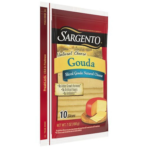 Sargento Interleaved Natural Gouda Cheese, 7 Ounce -- 12 per case