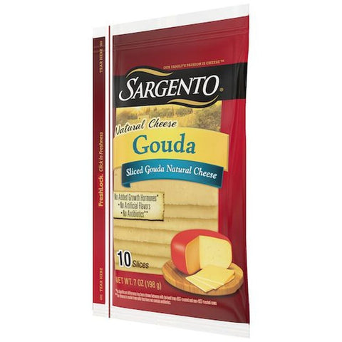 Sargento Interleaved Natural Gouda Cheese, 7 Ounce -- 12 per case