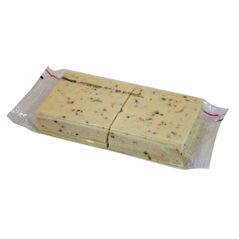 Sargento Sliced Pepper Jack Cheese with Habanero, 0.75 Ounce -- 252 per case.