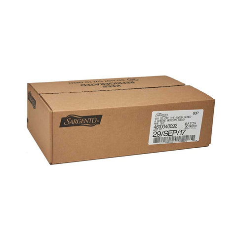 Sargento Four Cheese Mexican Blend Shredded Cheese, 8 Ounce -- 12 per case.