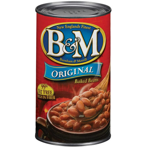 B & M Originial Baked Bean - 28 oz. can, 12 cans per case