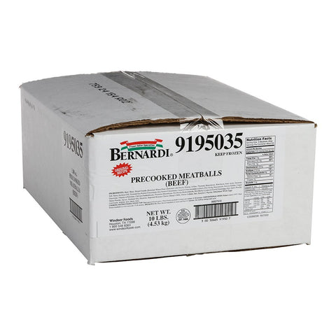 Windsor Bernardi Cooked Original Beef Meatball, 1.0 Ounce -- 2 per case.