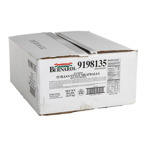 Windsor Bernardi Rotanellis Valore Italian Meatball - Chicken and Beef, 5 Pound -- 2 per case.