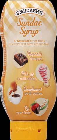 Smuckers Butterscotch Sundae Syrup, 20 Ounce -- 12 per case.