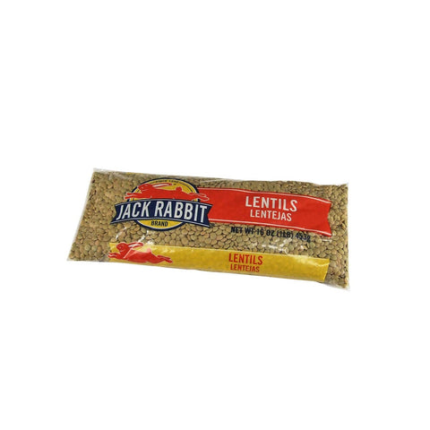 Jack Rabbit Lentils - 1 lb. bag, 24 bags per case