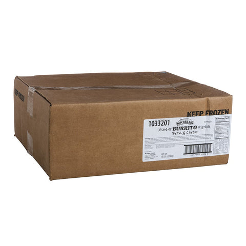 Butcher Boy Bean and Cheese Burrito, 4 Ounce -- 72 per case.
