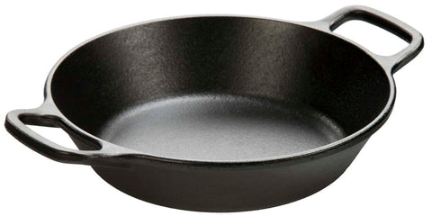 Lodge Cast Iron Round Dual Handle Pan, 8 inch -- 3 per case