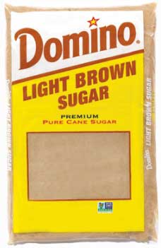 Domino Light Brown Sugar, 1 Pound -- 24 per case.
