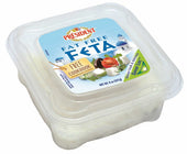 President Fat Free Plain Crumbled Feta Cheese Chunk, 8 Ounce -- 12 per case.
