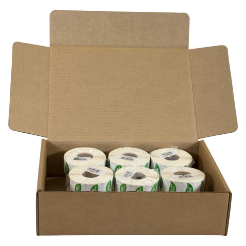Daymark Round Permanent Half Blank Bilingual Day of the Week Label - Friday, 1 inch -- 12 rolls per case.