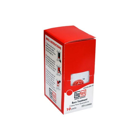 Daymark First Aid Kit Single Use Burn Cream -- 10 per case.