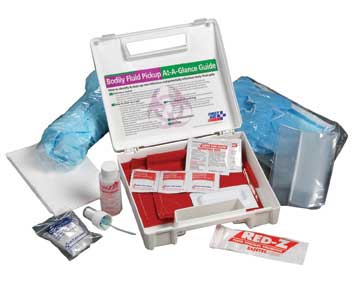 Daymark Bodily Fluid Spill Protection Kit.