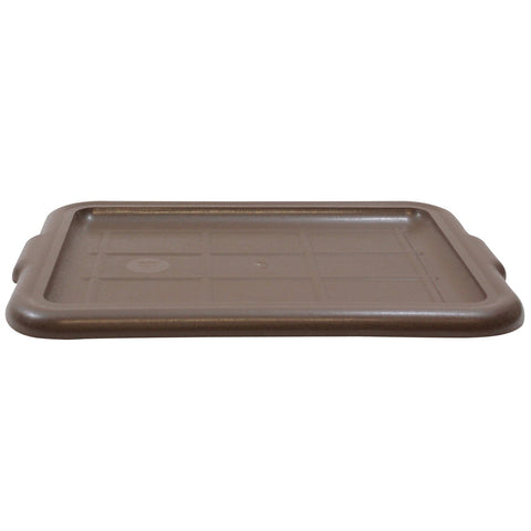 Tablecraft High Density Polypropylene Brown Cover Only -- 12 per case.