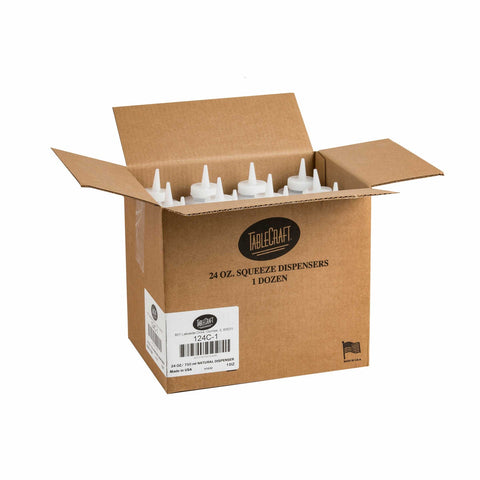 12 Oz Mustard Squeeze Dispenser -- 12 per case