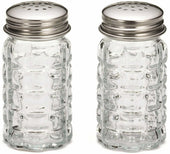Tablecraft Stainless Steel Top Nostalgia Salt and Pepper Shaker, 1.5 Ounce - 12 count per pack -- 4 packs per case