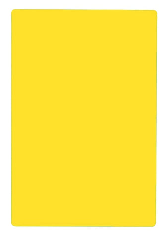 Tablecraft Polyethylene Yellow Cutting Board, 15 x 20 inch.