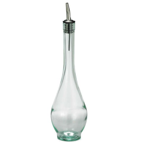 Tablecraft Siena Olive Oil Bottle with Stainless Steel Pourer, 16 Ounce -- 6 per case.