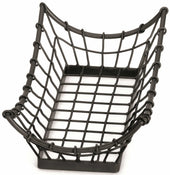 Tablecraft Black Rectangle Basket, 15 x 8 x 4.25 inch -- 4 per case