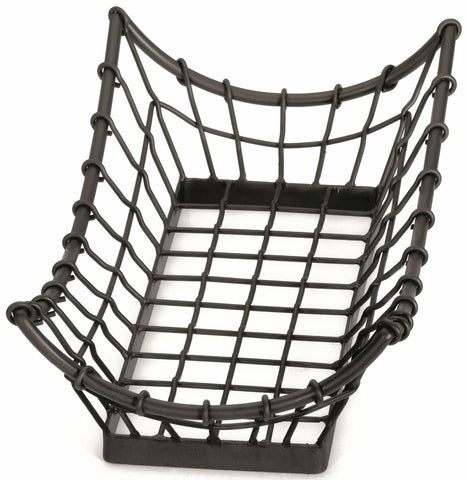 Tablecraft Black Rectangle Basket, 15 x 8 x 4.25 inch -- 4 per case