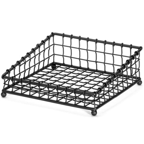 Tablecraft Grand Master Collection Angled Square Buffet Service Basket.