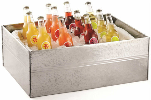 Tablecraft Stainless Steel Tote Box Cover, 22 x 16 x 8.25 inch