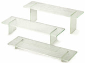 Tablecraft 3 Piece Acrylic Riser Set, 1x 3 x 5 inch -- 8 per case