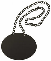 Tablecraft Chalkboard Necklace for Glass Beverage Dispensers -- 24 per case