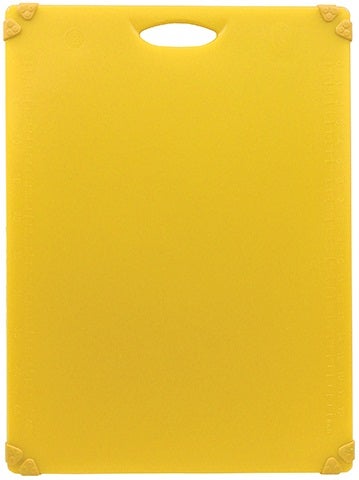 Tablecraft Grippy Yellow Cutting Board, 18 x 24 x 1/2 inch -- 6 per case