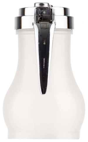 Tablecraft Polypropylene Teardrop Syrup Dispenser with Chrome Plated Metal Top, 10 Ounce -- 12 per case
