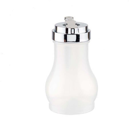 Tablecraft Polypropylene Teardrop Syrup Dispenser with Chrome Plated Metal Top, 10 Ounce -- 12 per case