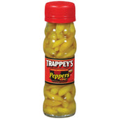 Trappeys Peppers in Vinegar - 4.5 oz. jar, 12 jars per case