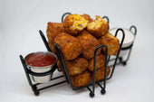 Stone Gate Foods Jumbo Stuffed Tater Keg with Bacon White Cheddar and Chives, 1.5 Ounce -- 106 per case.