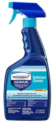 Microban Citrus Bathroom Cleaner Liquid, 32 Ounce -- 6 per case.