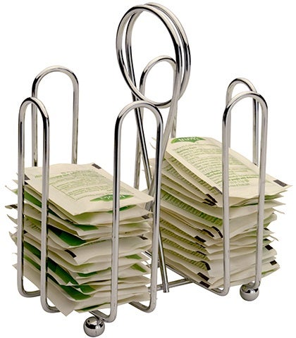 Winco Chrome Plated Cruet Rack for Sugar Packets -- 12 per case