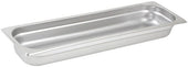 Winco 25 Gauge Stainless Steel Half Long Size Anti Jam Steam Pan, 2.5 inch Depth -- 6 per case