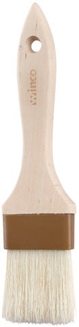 Winco Boar Bristle Pastry/Basting Flat Brush, 2 inch -- 12 per case
