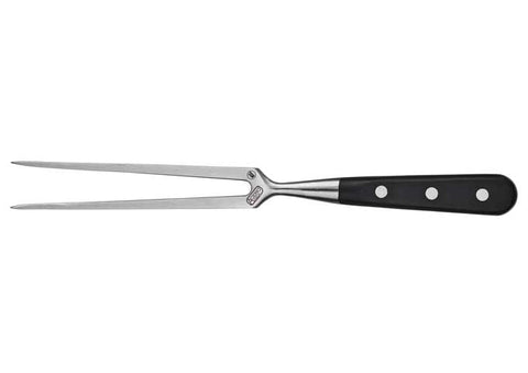 Winco Acero Triple Riveted Straight Cooks Fork with Handle, 12 inch