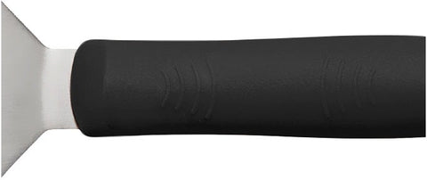 Winco Offset Spatula with Black Polypropylene Handle, 3 1/2 x 3/4 inch Blade -- 24 per case