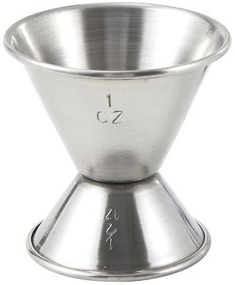 Winco Stainless Steel Double Jigger, 0.5 x 1 Ounce -- 12 per case