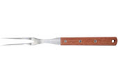 Winco Pot Fork with Wooden Handle, 12 5/8 inch -- 12 per case