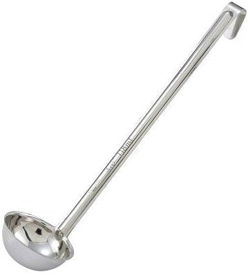Winco One Piece Stainless Steel Ladle, 3 Ounce -- 12 per case