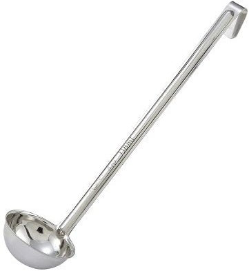 Winco One Piece Stainless Steel Ladle, 8 Ounce -- 12 per case