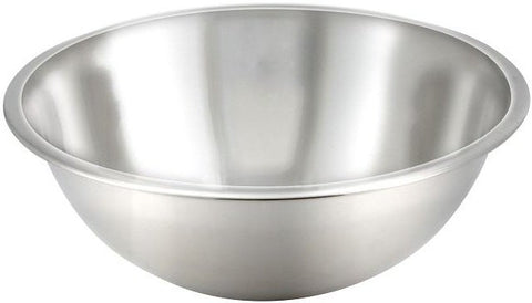 Winco Economy Stainless Steel Mixing Bowl, 4 Quart -- 12 per case