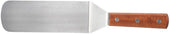 Winco Flexible Offset Turner with Wooden Handle, 8 1/4 x 2 7/8 inch Blade -- 12 per case